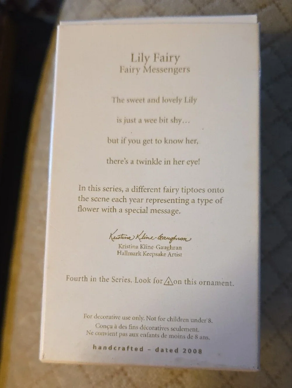 Hallmark Keepsake Ornament Lily Fairy QX7131